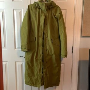 Land’s End women’s stadium coat green sz M